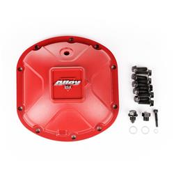 Alloy USA Red Dana 30 Front Axle Cover 93-04 Jeep Grand Cherokee - Click Image to Close